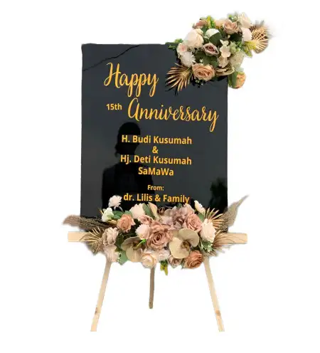 Papan Bunga Akrilik Palang