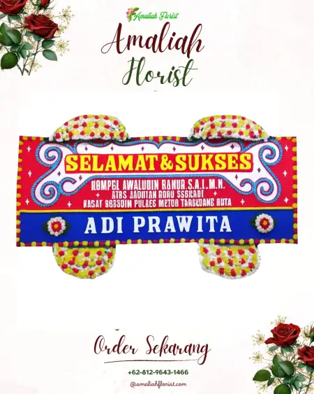 Papan Bunga Ucapan Selamat Palang